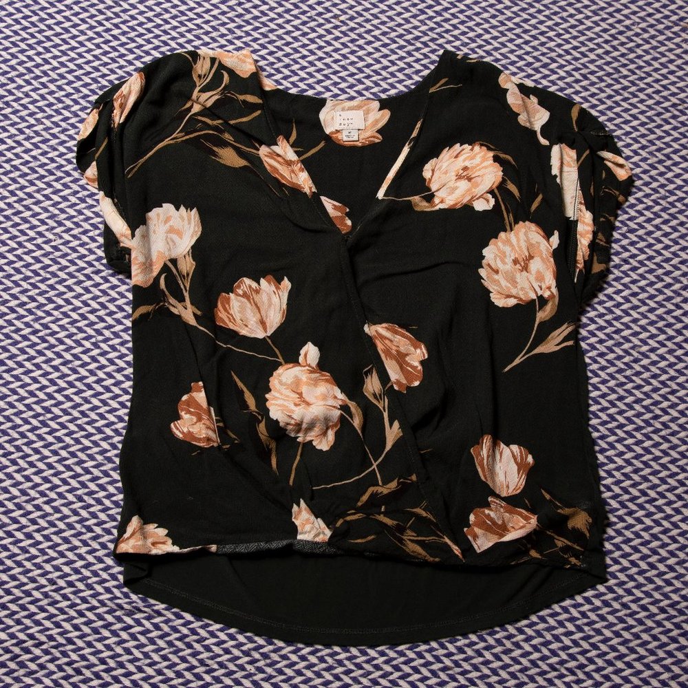 A New Day Surplice Top, Med